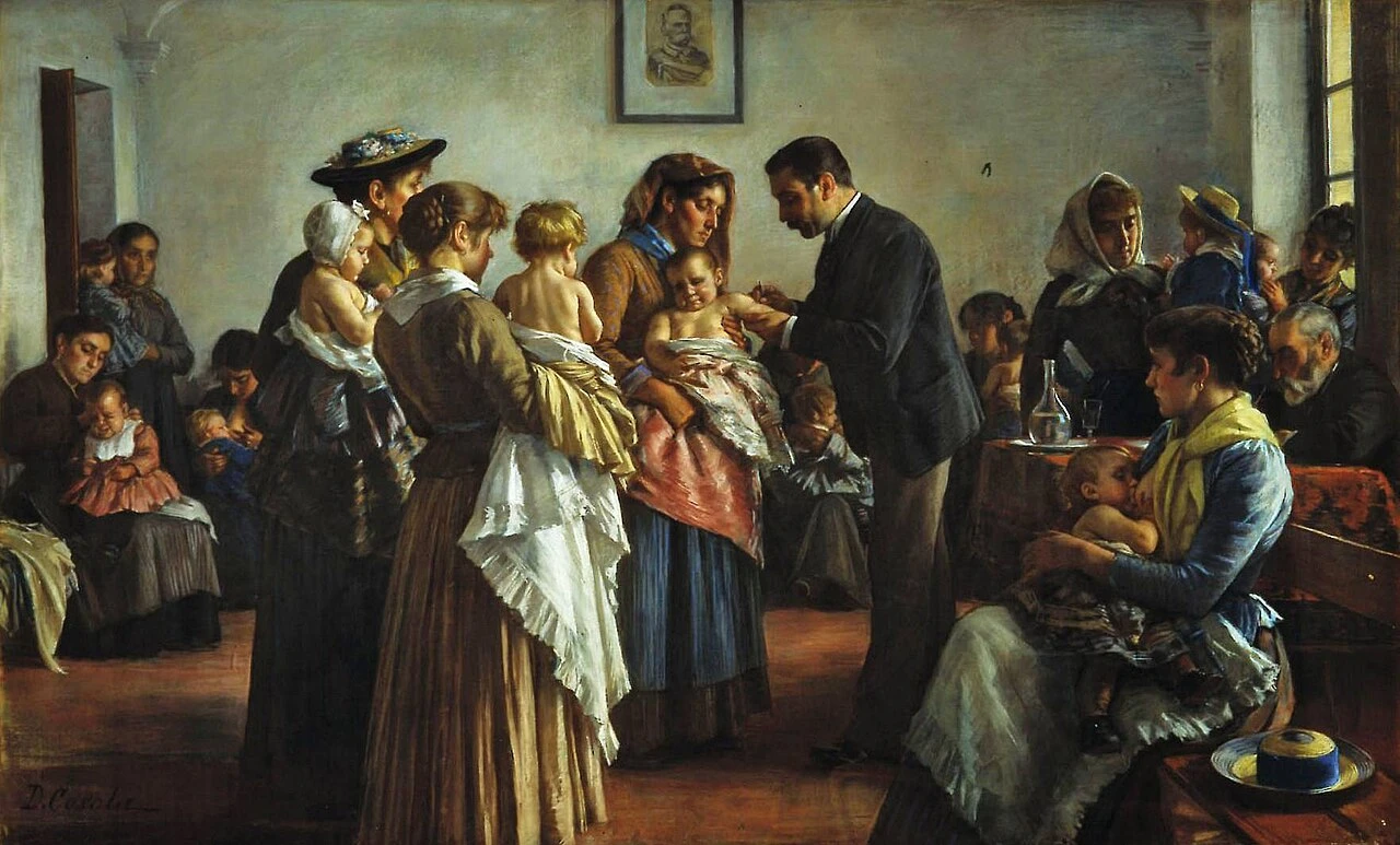 1851-Demetrio Cosola - La vaccinazione nelle campagne 1894